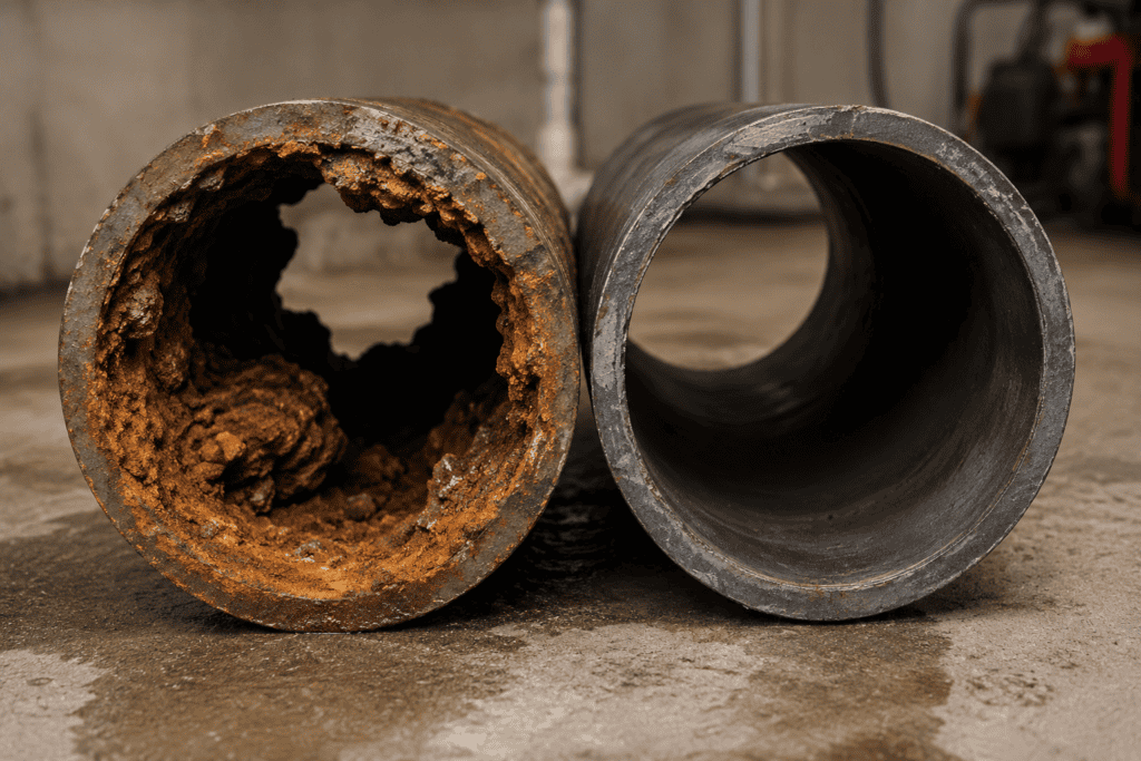 Cast Iron Pipe Descaling and Repair in Madison, WI